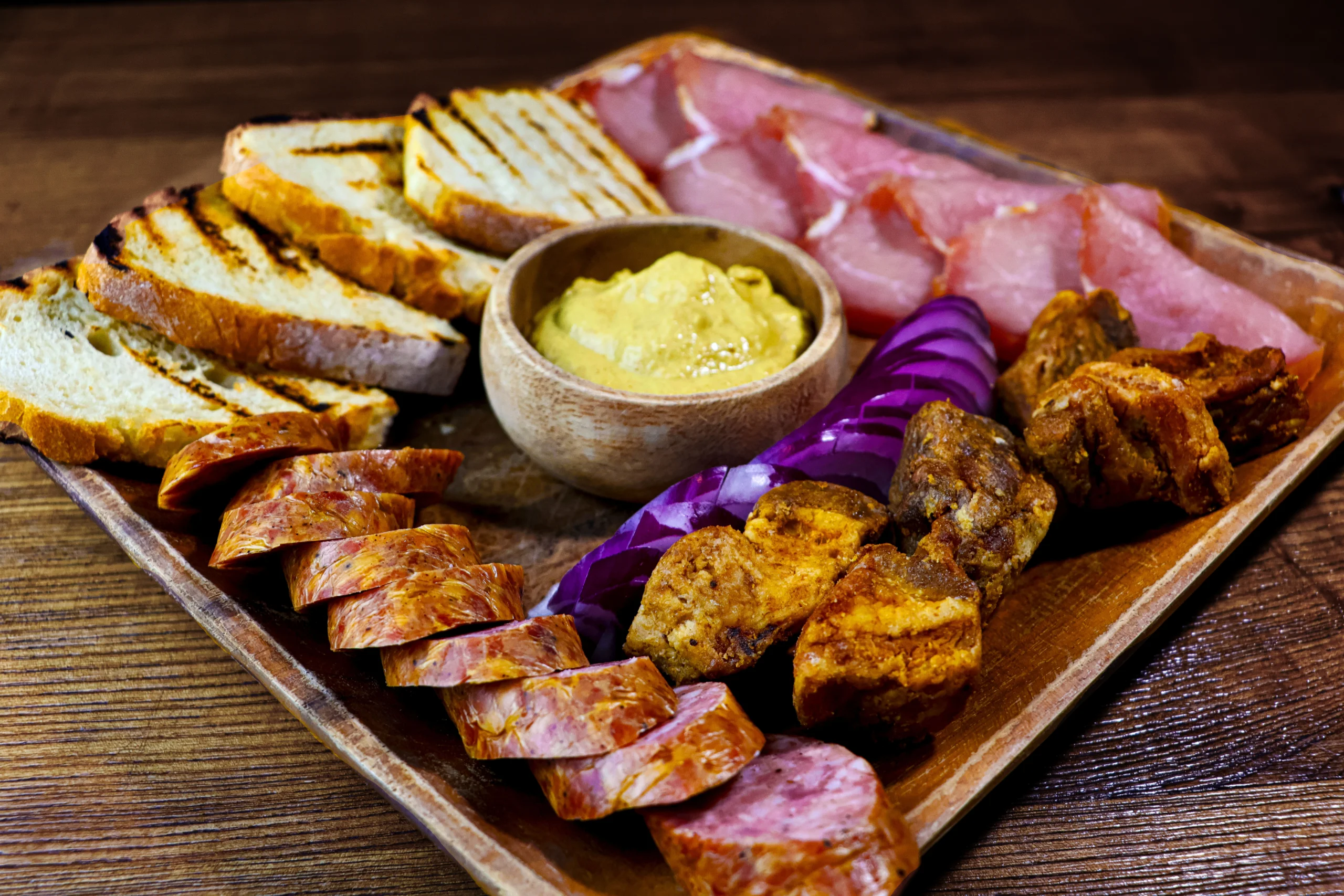 Local cold cuts platter