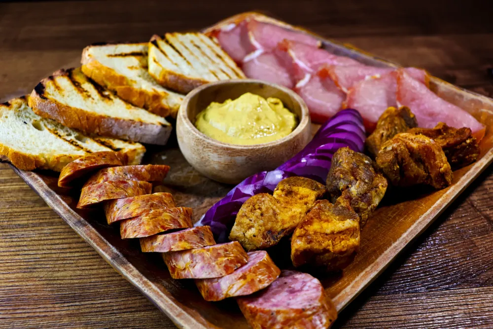 Local cold cuts platter